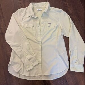 Columbia Mint Green Long Sleeve Shirt